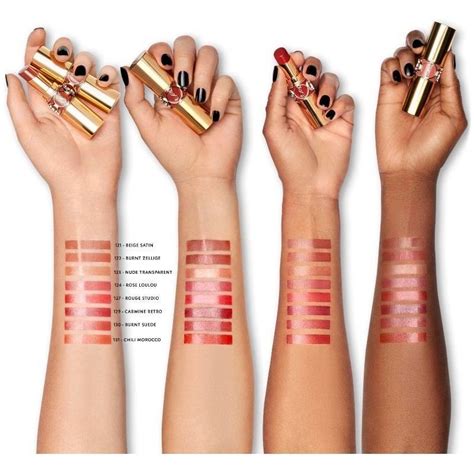 ysl rouge volupte shine 124|YSL rouge volupte shine swatches.